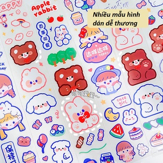 Sticker 35x6cm Cô Gái Momo (còn 4 mẫu)