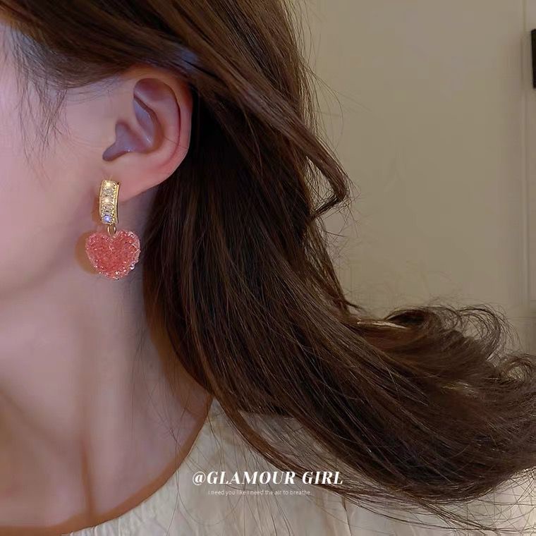 Toàn Bộ Bông Tai Hình Trái Tim Phong Cách Hàn Quốc Thời Trang Mùa Hè 2022