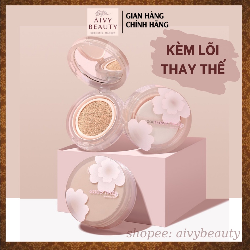 Phấn Nước Cushion GOGO TALES Sakura Flower GT292 - GOGOTALES