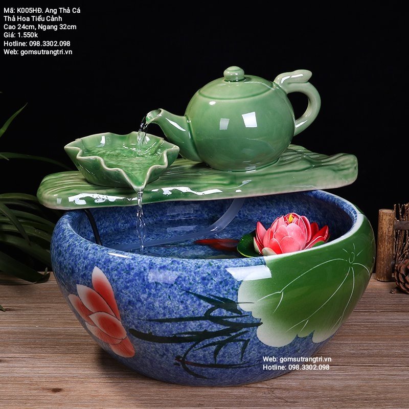 Ang Thả Cá, Thả Hoa Tiểu Cảnh - sản phẩm có thiết kế độc đáo, lạ mắt