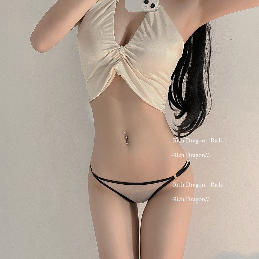 Quần lót nữ ren lưới cao cấp hình tim Xeme D1-06