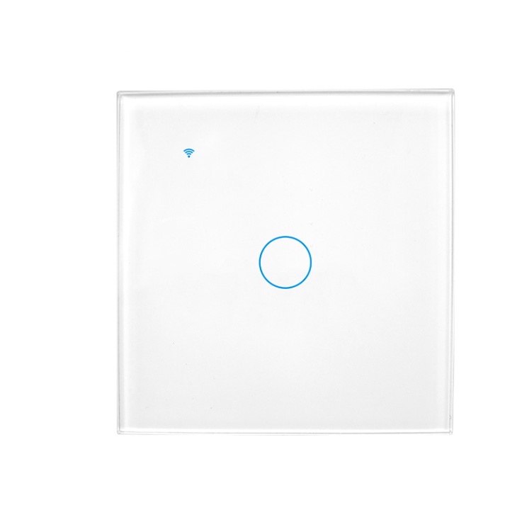 Công Tắc Wifi Tuya Smart Life  4 Nút Chữ Nhật Cảm Ứng mặt kính 4 nút cho nhà thông minh