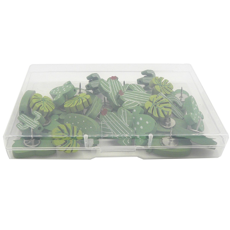 Seng Set 30 Nút Bần Hình Xương Rồng Trang Trí Tường / Bảng Ghim Hình Ảnh
