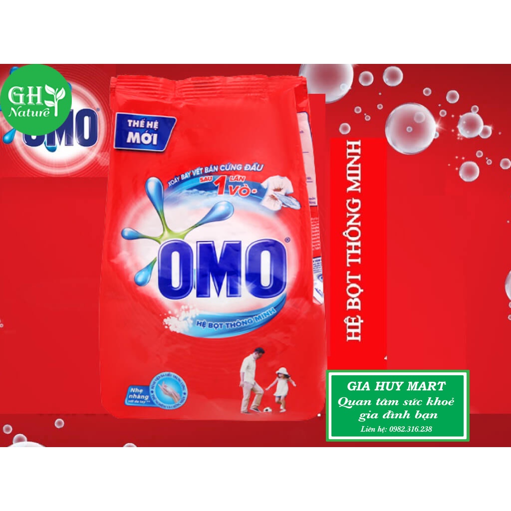 Bột Giặt Tay OMO 360gr, 400gr, 800gr, 1,2kg, 3kg, 4kg, 5,3kg, 6kg Siêu Sạch