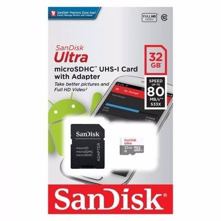 Thẻ nhớ Micro SD Scandisk 32Gb class 10 -80Mb bh 5 năm Hàng chính hãng | BigBuy360 - bigbuy360.vn