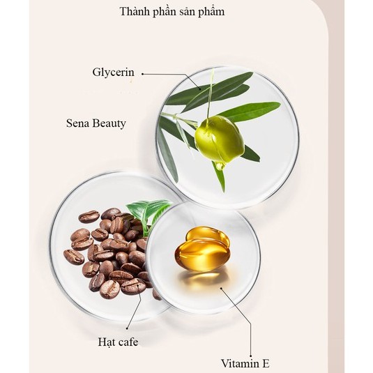 Tẩy da chết môi Heyxi Cafe 15G Sena Beauty