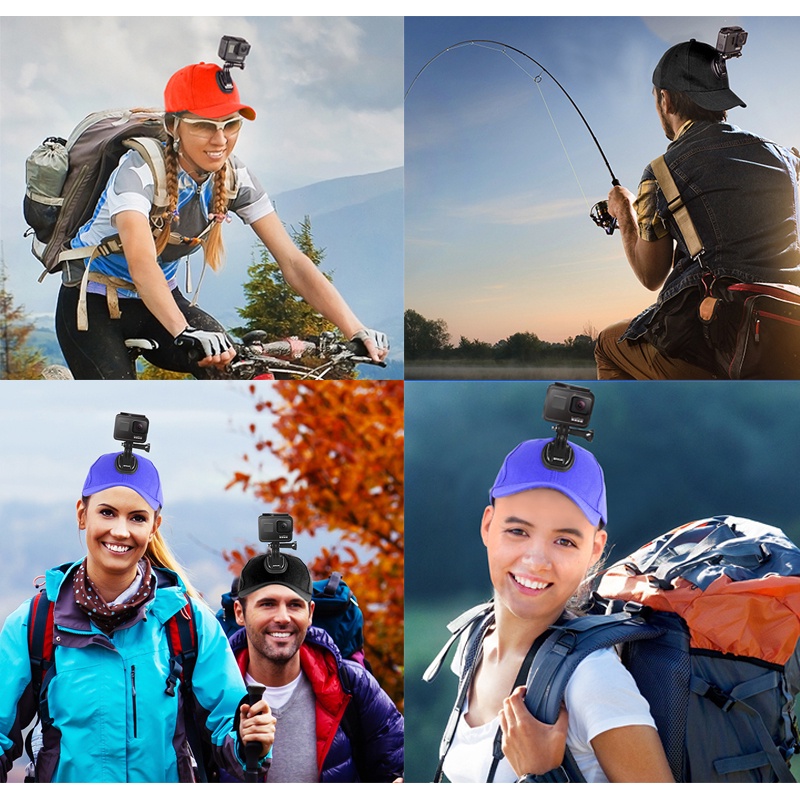 Phụ Kiện Gắn Mũ Lưỡi Trai Cho GoPro HERO 10 / 9 / 87 / 6 / 5 / 4