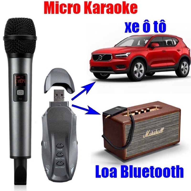Micro karaoke đa năng BX7 Bluetooth