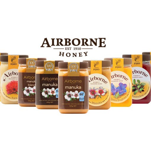 Mật Ong Manuka Honey AIRBORNE 30+ New Zealand 500G [ Mật Ong Nguyên Chất ]