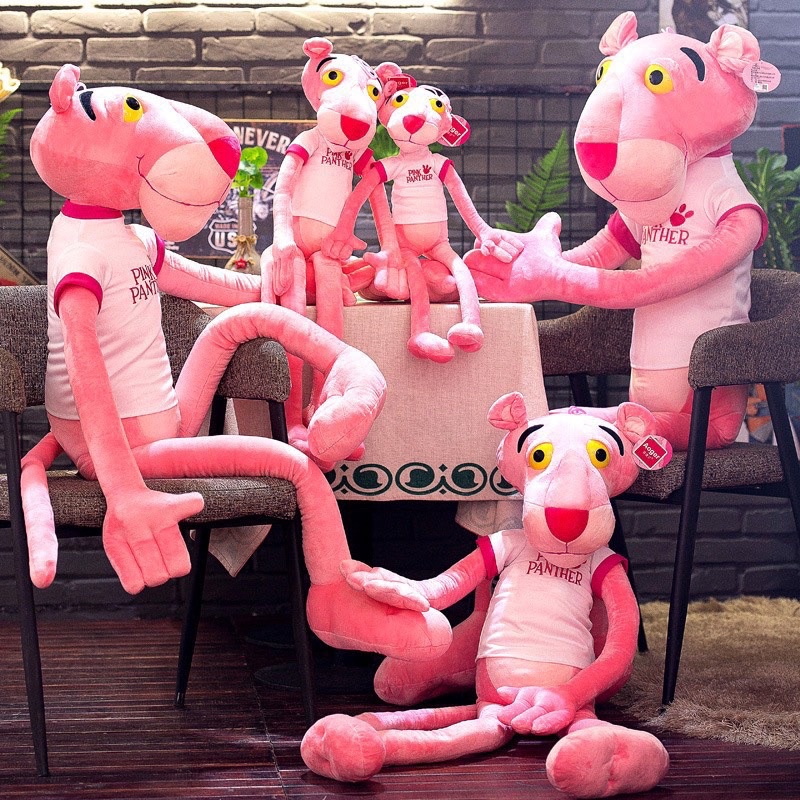 Gấu Bông Báo Hồng Pink Panther Ngộ Nghĩnh