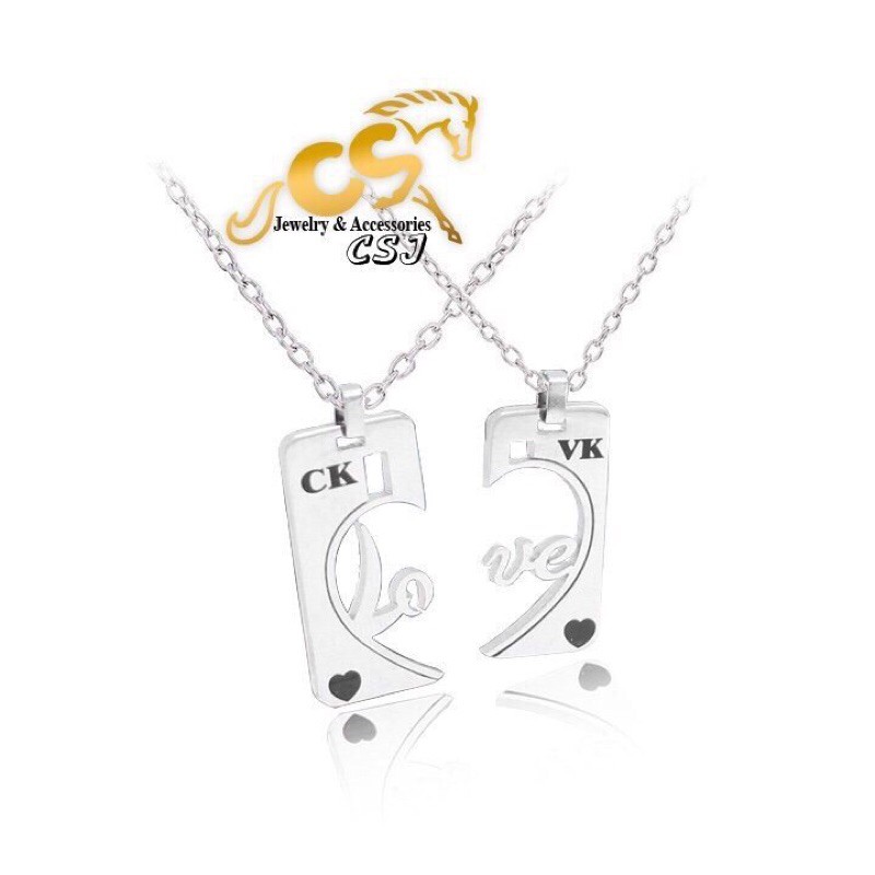 Dây chuyền cặp đôi inox