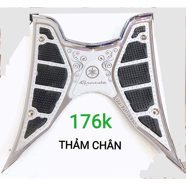 THẢM CHÂN ( SÀN CHÂN ) GRANDE NHỰA XI MẠ CROM CAO CẤP
