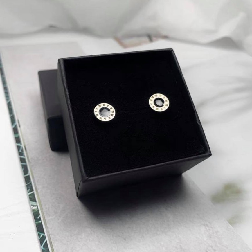 khuyên tai bông tai titan tròn kim đen không gỉ không đen không dị ứng cho nam và nữ unisex bts