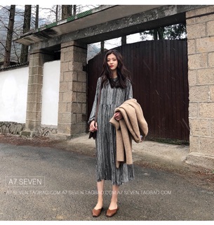 Đầm vintage hoạ tiết đủ size