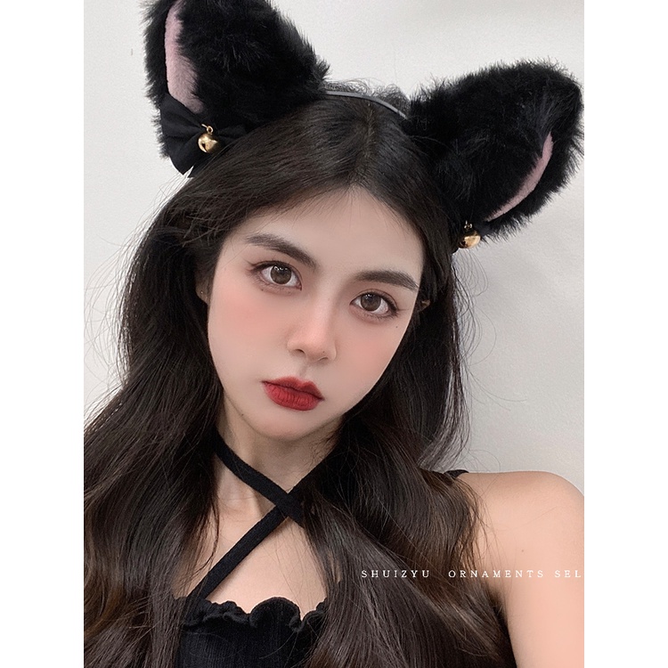 Băng Đô Hình Tai Mèo Dễ Thương Phong Cách Hàn Quốc