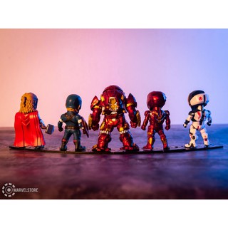 Set chibi Avengers mô hình Marvel gồm Iron man, HUlkbuster, Captain, Thor