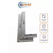 Thước Ke Góc Vuông Nhôm Kapusi Nhật Bản 30cm Có Thiết Kế Nivo – Thước vuông 90 độ bằng chất liệu Nhôm chống gỉ