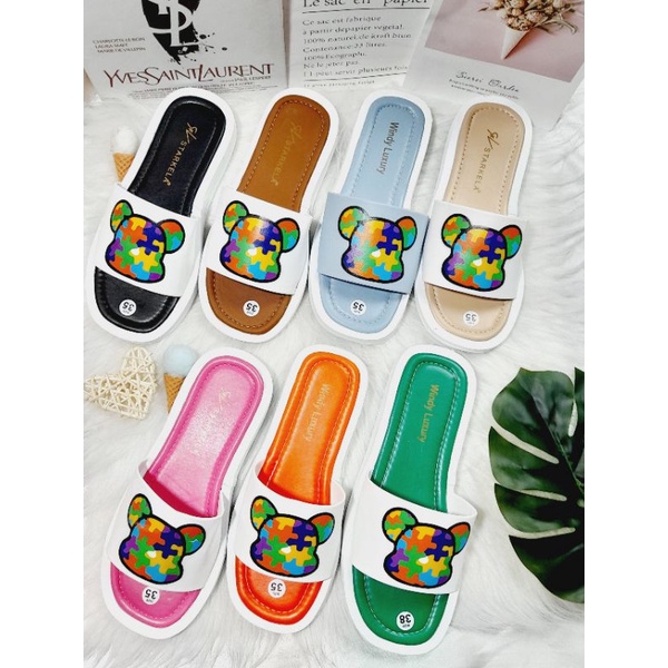 Dép Bánh Mỳ BearBrick Đủ Màu Đủ Size BearBrick.tron