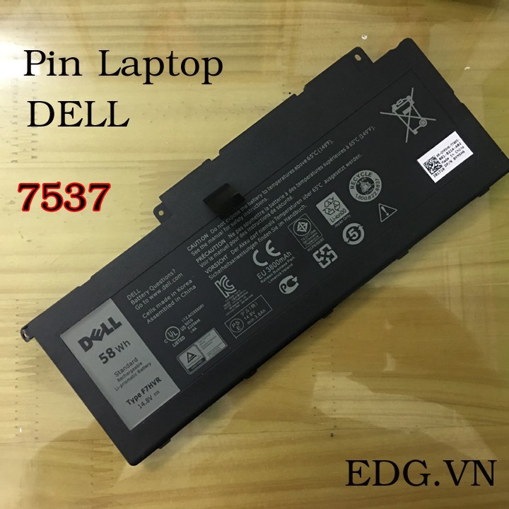 Pin Laptop Dell 7537 , hàng xịn - Pin 7537