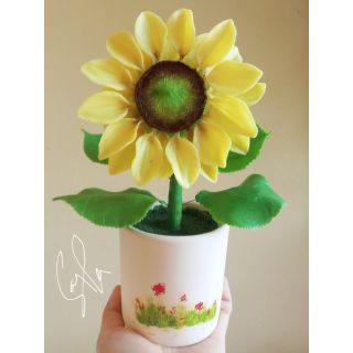 Hoa hướng dương đất sét