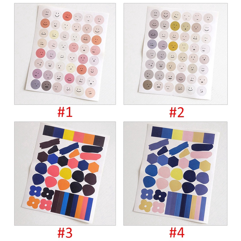 Miếng dán tường hình mặt cười dễ thương