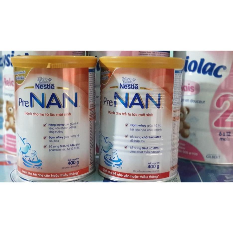 Pre NAN- sản phẩm dành cho trẻ thiếu tháng hoặc nhẹ cân 400g Date 2021