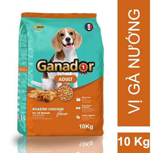 [Mới]Thức ăn cho chó trưởng thành Ganador vị gà nướng Adult Roasted Chicken Flavor 10kg (dạng xá)