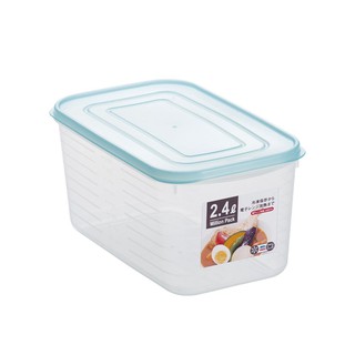 Hộp đựng thực phẩm 2,4L nắp dẻo hàng Nhật, Hộp nhựa đựng trong tủ đông