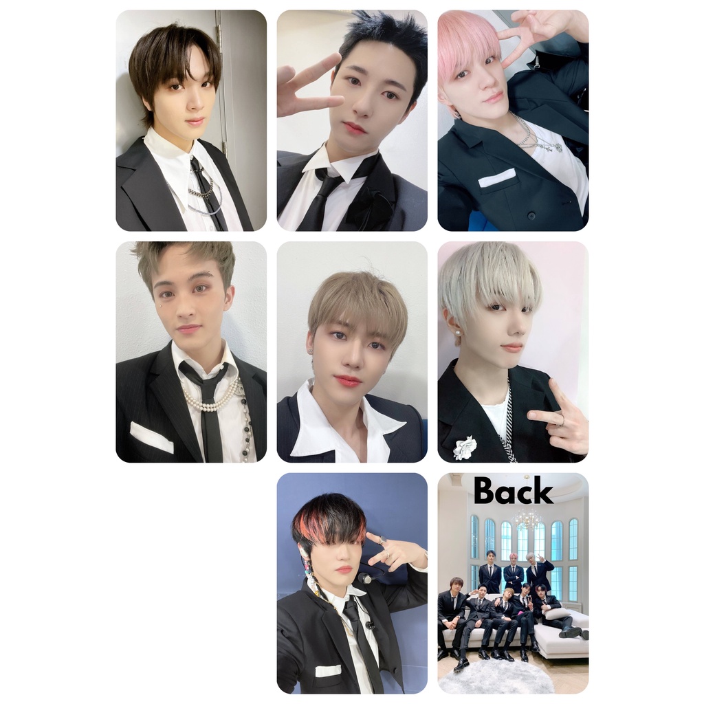 Set 21 card bo góc in 2 mặt ảnh nhóm NCT DREAM - Glitch Mode - Selfie