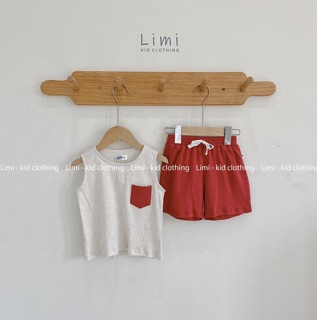 Bộ thun ba lỗ phối túi màu