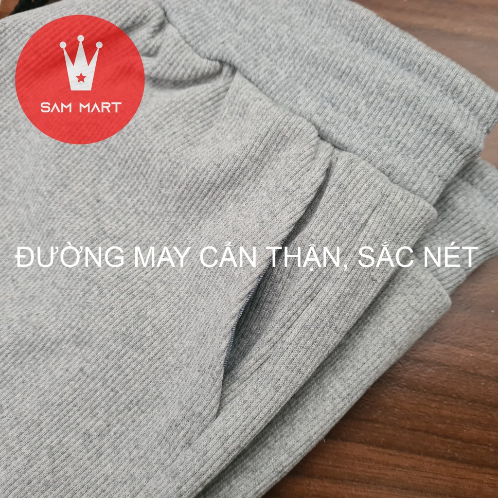 [CHẤT DÀY FOM TO/ ẢNH THẬT] Quần Jogger Len Tăm Nam Nữ Giá Tốt - SAM MART