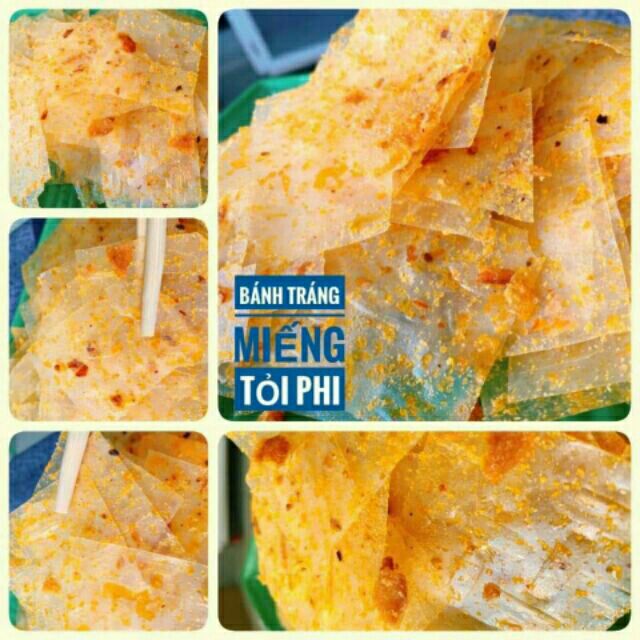 Bánh trang vuông miếng
