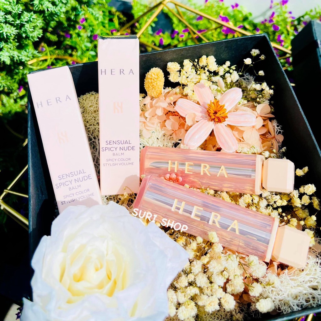 💄 Son Dưỡng Có Màu Hera Sensual Spicy Nude Balm Hàn Quốc 3.5g💄