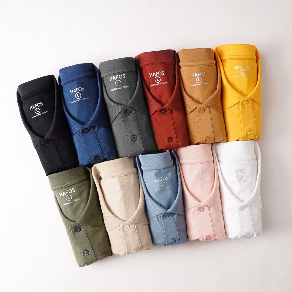 Áo Thun Polo Nam Basic cổ bẻ vải Cá Sấu Cotton cao cấp chuẩn form – HAFOS | WebRaoVat - webraovat.net.vn