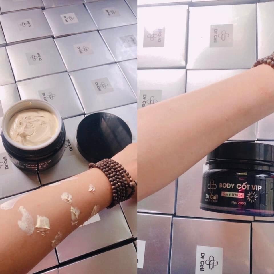 Kem body cốt vip dưỡng ẩm, nâng tone da nhanh 200g Dr Cell