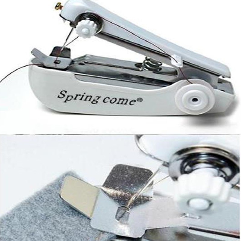 {HÀNG ĐẸP}  MÁY MÁY MAY MINI CẦM TAY MINI SEWING MACHINE %%0150  (THÍCH LÀ NHÍCH)