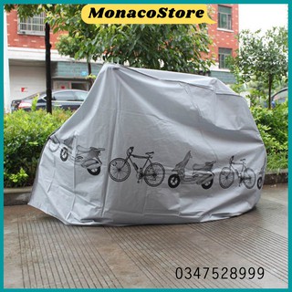 Bạt trùm xe máy, xe đạp che mưa che nắng cho xe - MonacoStore