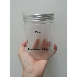 Hũ nhựa nắp nhôm 750ml A12
