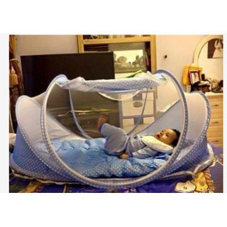 [BANBUONBANLE]Màn có nhạc cho bé Happy Baby chống muỗi cực tốt