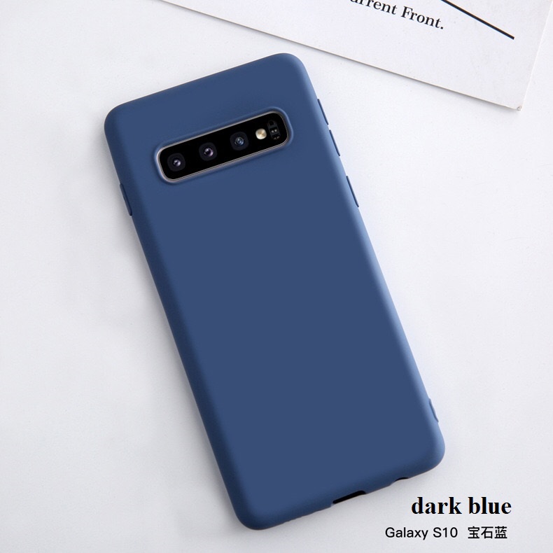 Ốp điện thoại silicone lỏng mềm chống rơi cho Samsung Galaxy Note 10 Plus Note 8 Note 9 S10 Plus S9