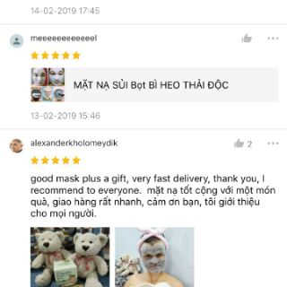 Mặt nạ thải độc bì heo