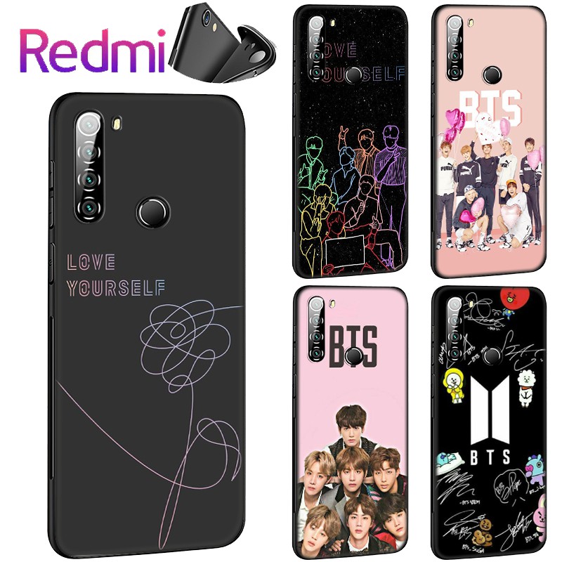 Ốp Lưng Mềm Cho Xiaomi Redmi Note 8t 8 7 6 5 Pro Poco X2 Note5 Note6 Note7 Note8 Sh215 Bts Jk V Rm Jin Suga Jhope Jimin