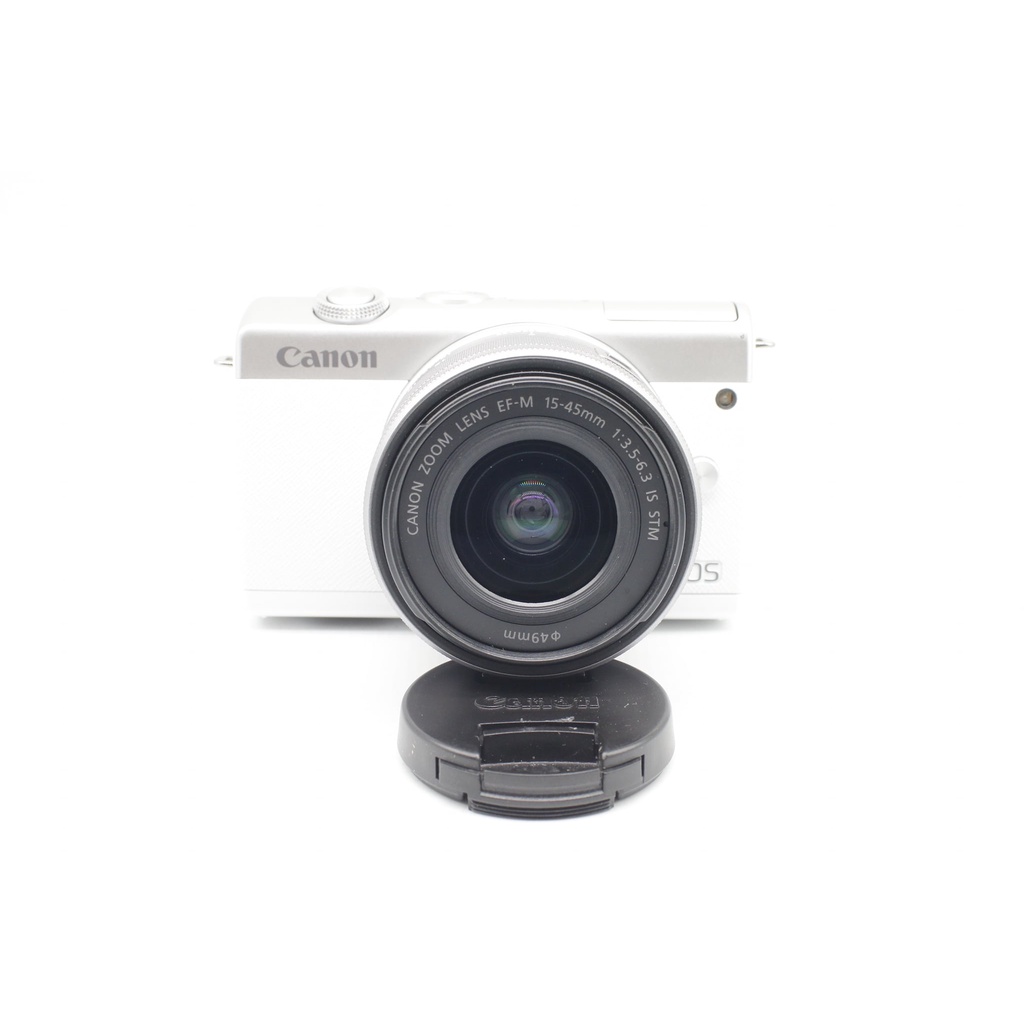 MÁY ẢNH CANON EOS M200 KIT EF-M15-45MM F3.5-6.3 IS STM/ TRẮNG CÒN Bh HÃNG