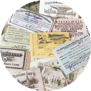 Sticker vintage Âu Mỹ phong cách TIm Holtz