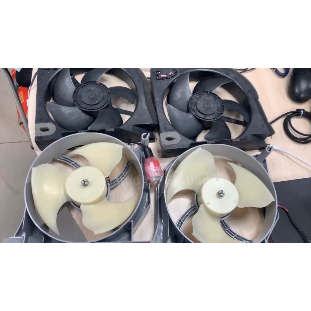 Quạt không chổi than Nidec, Samsung 12v siêu to 17cm