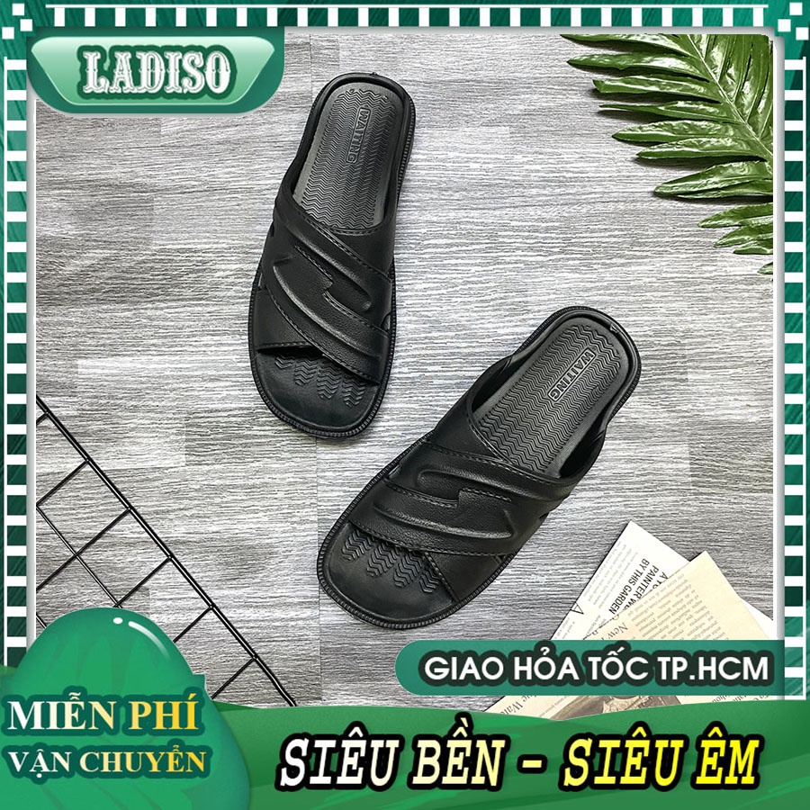 Dép nam trung niên đúc nguyên khối siêu nhẹ siêu êm siêu bên LADISO TT370