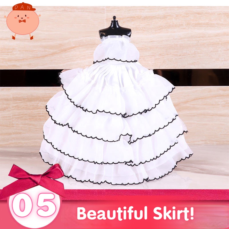 Đầm Công Chúa Đồ Chơi Búp Bê Dài 30CM