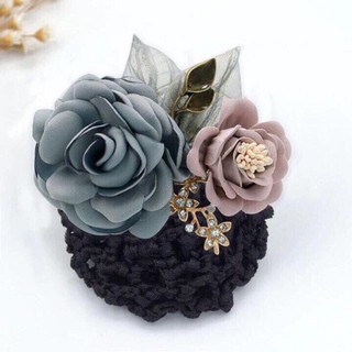 [ẢNH THẬT] Búi tóc hoa lụa ❤️Hoa cài Tóc Đẹp❤️Kẹp đính đá/ Phụ kiện cho nữ/ QUÀ TẶNG KHÁCH HÀNG