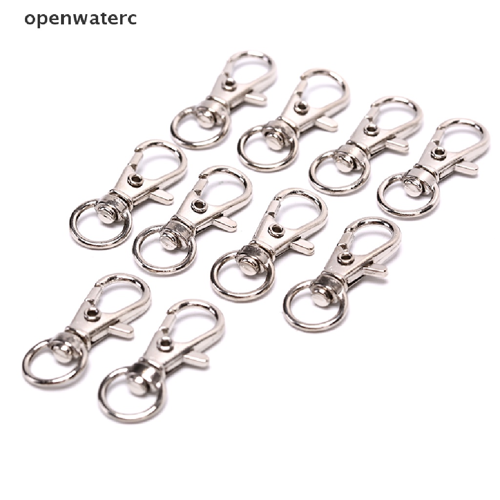 Set 10 móc khóa tôm hùm kẹp xoay dùng làm trang sức DIY