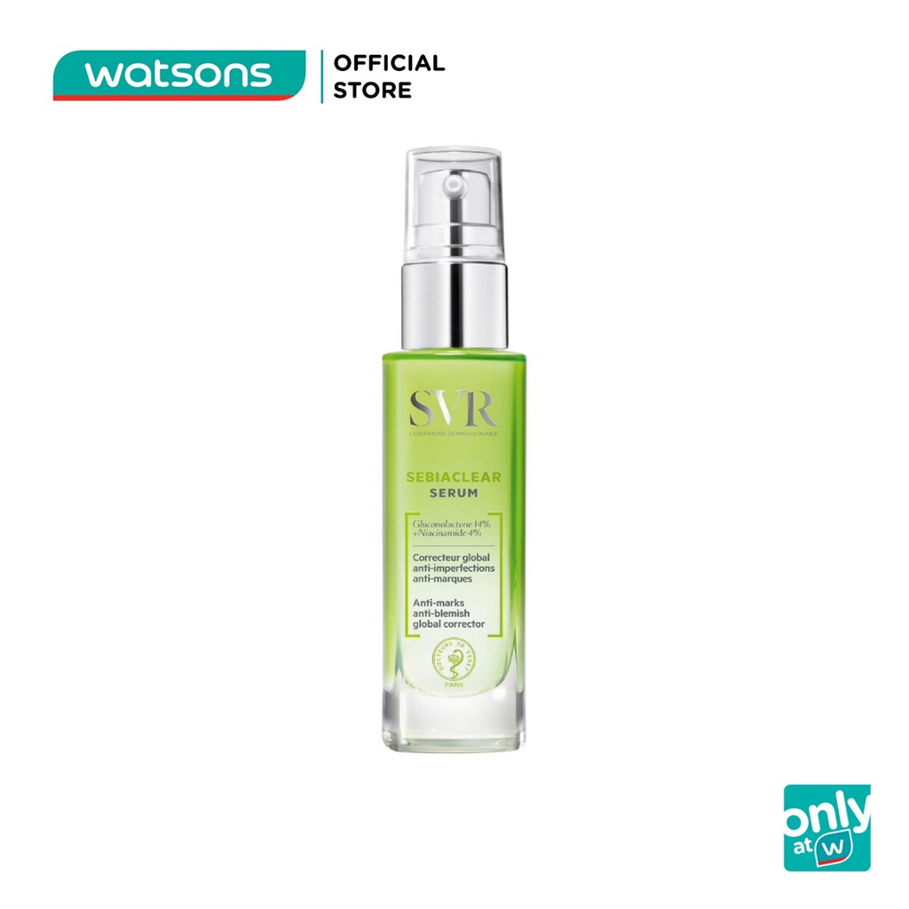 Serum SVR Sebiaclear Serum Chăm Sóc Da Làm Giảm Mụn, Thông Thoáng Lỗ Chân Lông, Làm Mềm Mịn Da 30ml